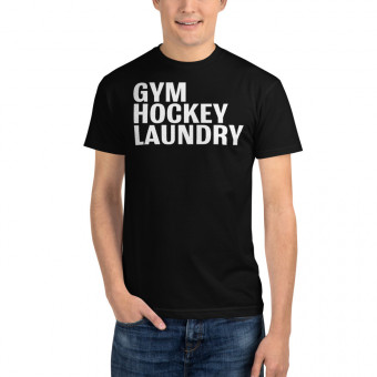 Sustainable T-Shirt: Gym, Hockey, Laundry